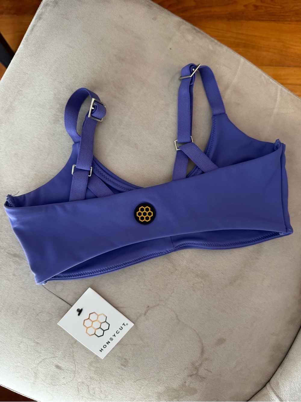 NWT Girls Honeycut Stinger Top in Bright Indigo. Size: Child Large
